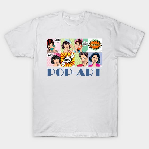 Pop-art T-Shirt by ZippyTees